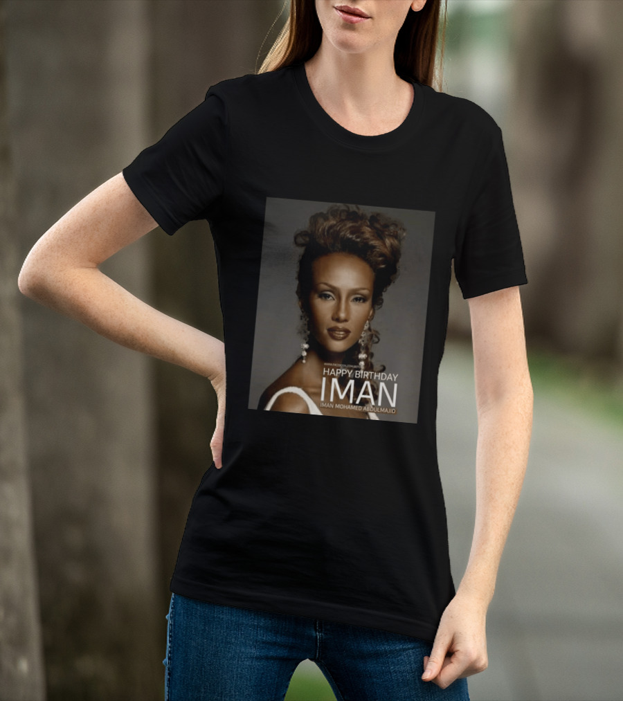 Happy Birthday Iman Mohamed Abdulmajid Celebration T-Shirt