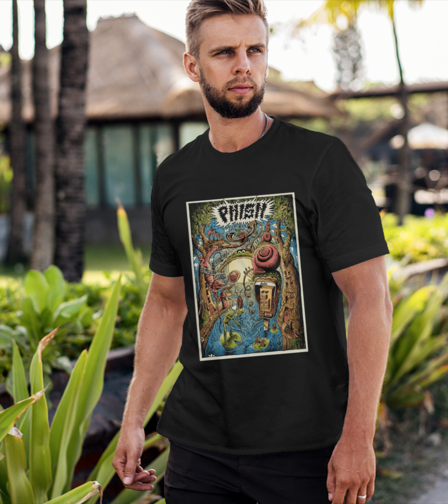 Phish July 24 29 2026 Madison Square Garden New York With Surreal Nature T-Shirt