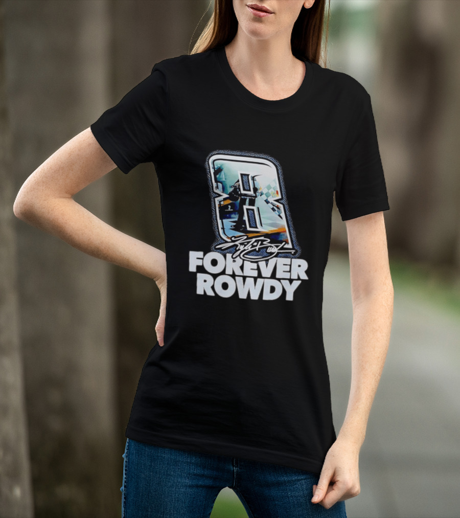 KFB 8 Forever Rowdy NASCAR Racing Plaid T-Shirt
