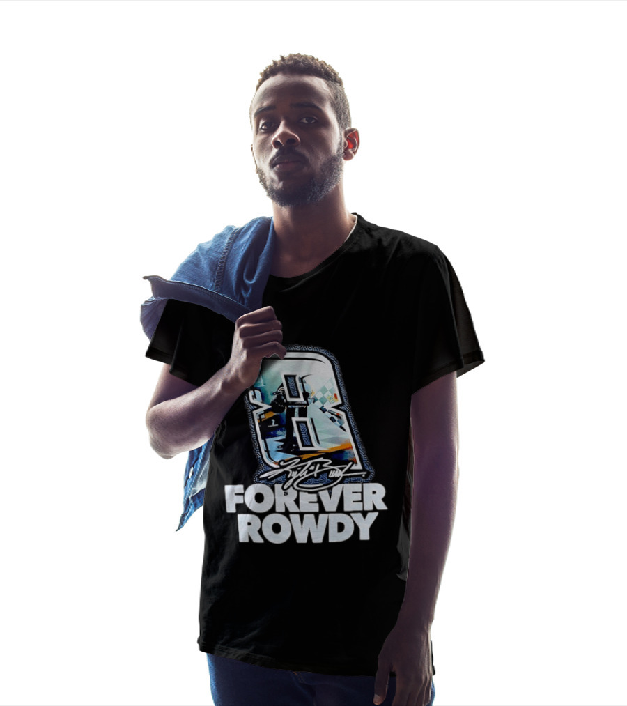 KFB 8 Forever Rowdy NASCAR Racing Plaid T-Shirt