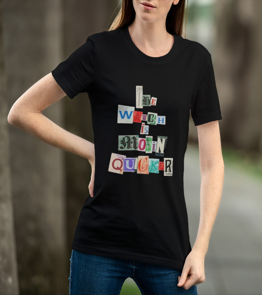 The Is Moin Quicker Collage T-Shirt