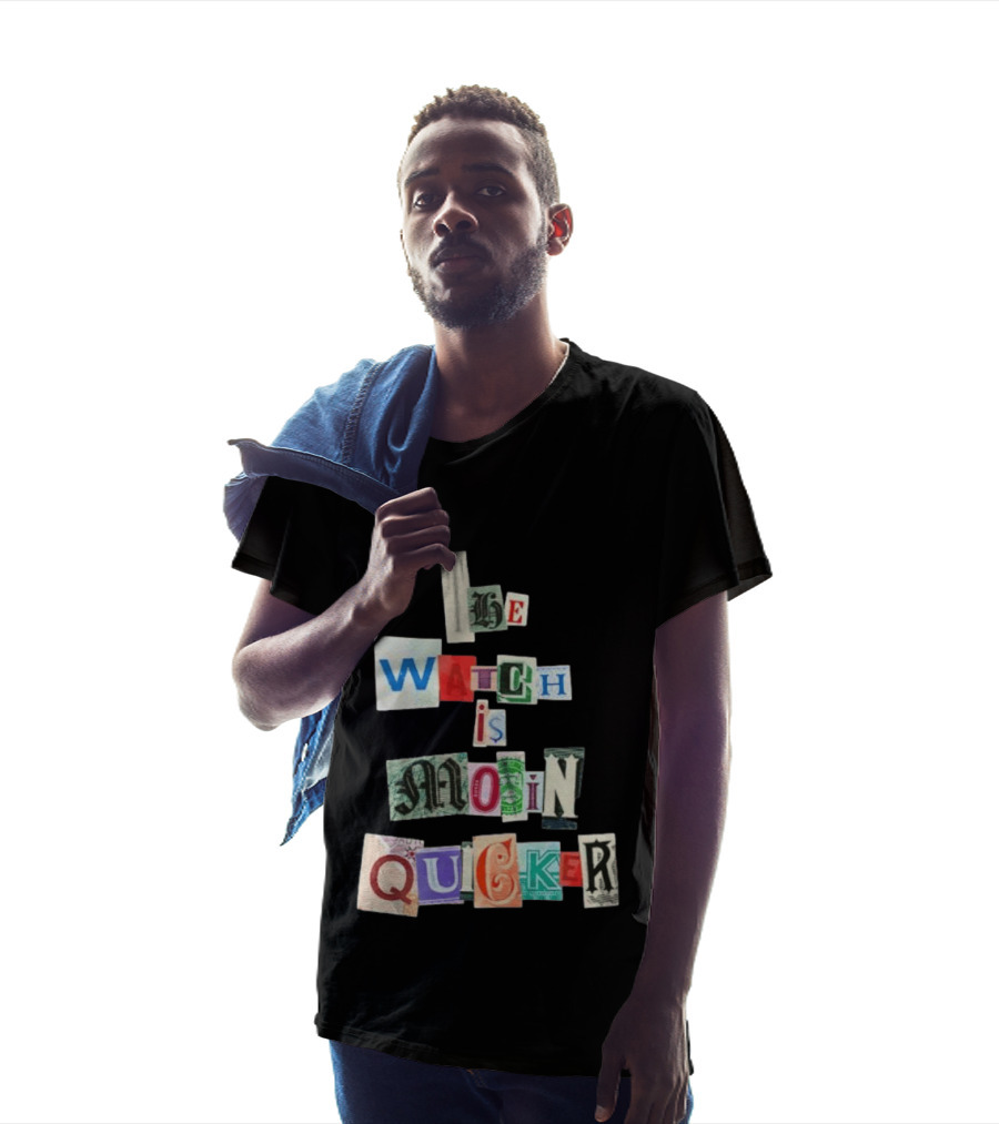 The Is Moin Quicker Collage T-Shirt