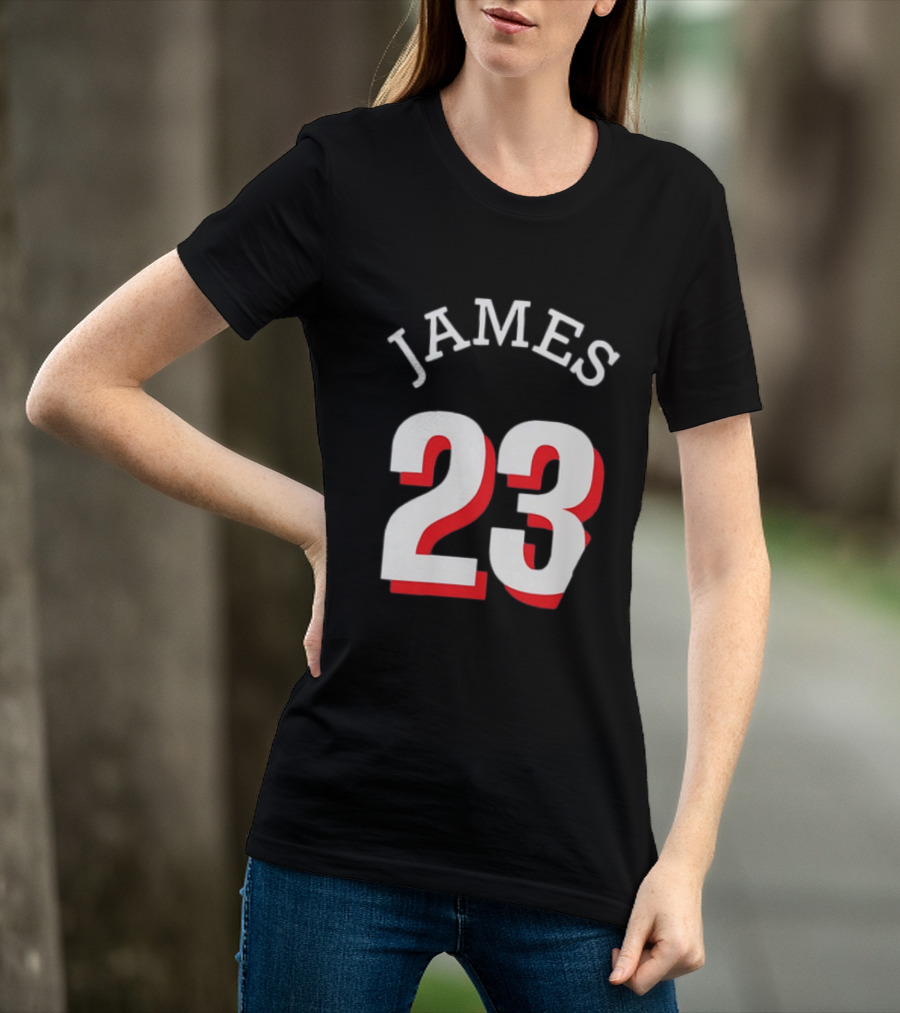 LeBron James 23 Jersey Philadelphia 76ers T-Shirt