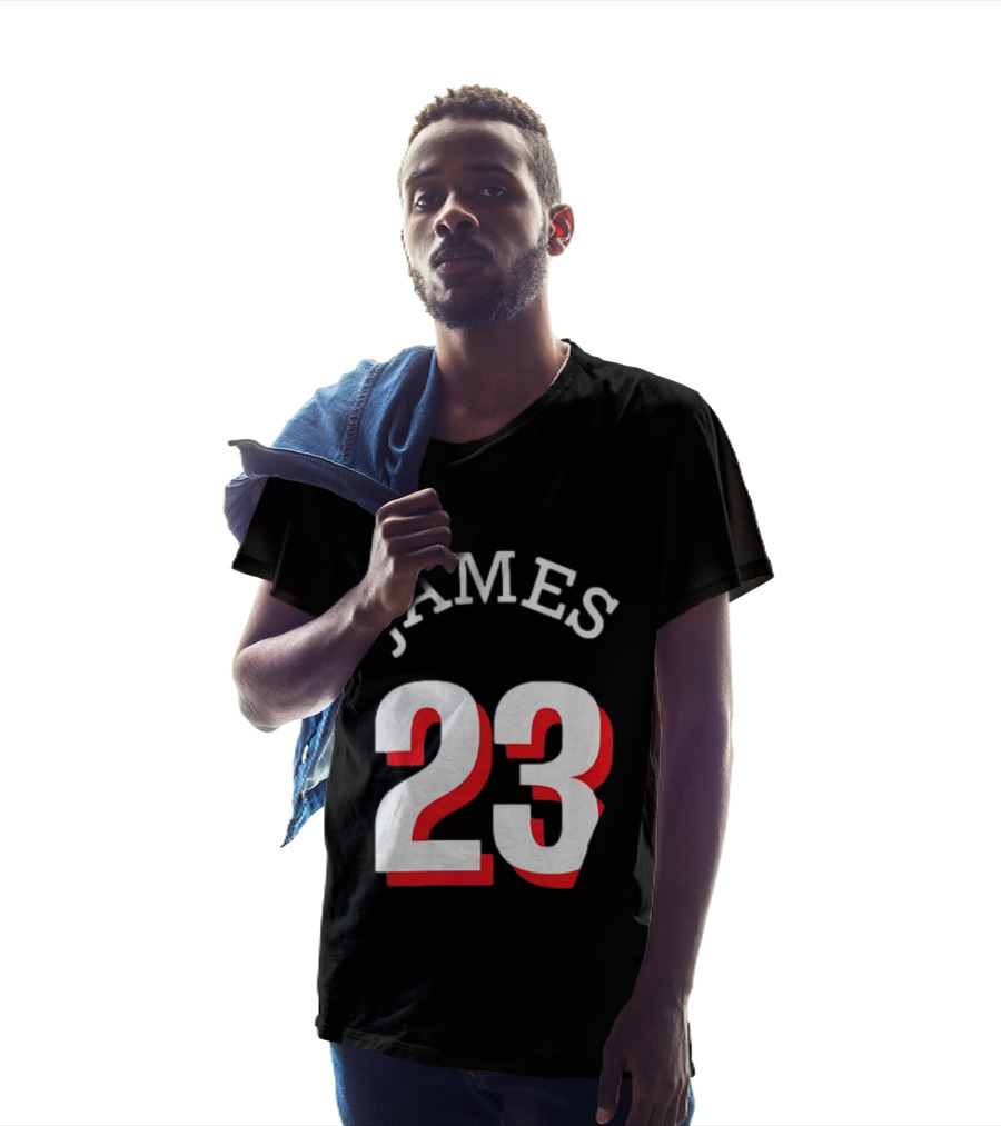 LeBron James 23 Jersey Philadelphia 76ers T-Shirt