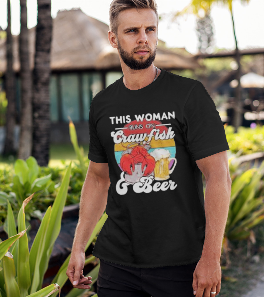 This Woman Runs On Crawfish And Beer With Vintage T-Shirt