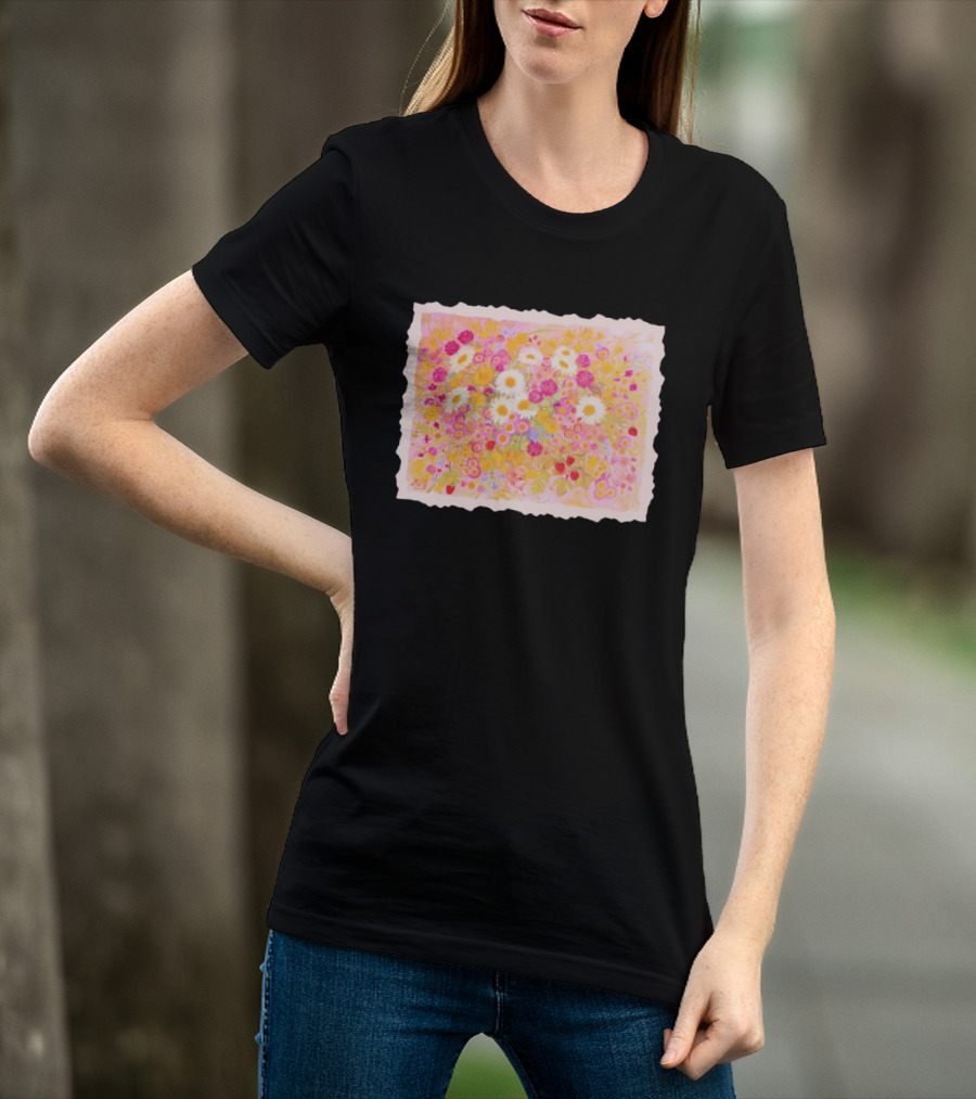 Weeds Are Flowers Too A A Milne Floral Painting With Colorful Blossoms T-Shirt