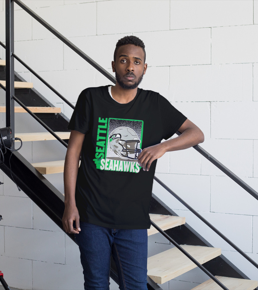 Seattle Seahawks Helmet NFL Football Team Gear T-Shirt
