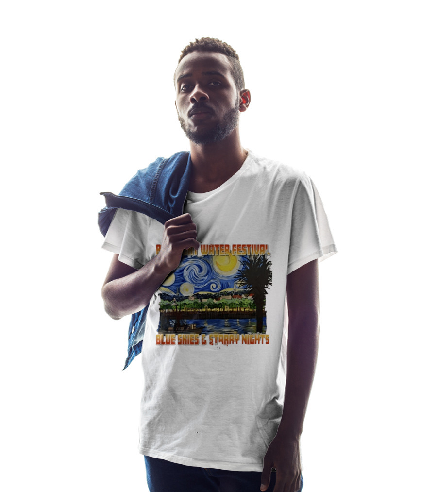 69th Annual Beaufort Water Festival Blue Skies And Starry Nights T-Shirt