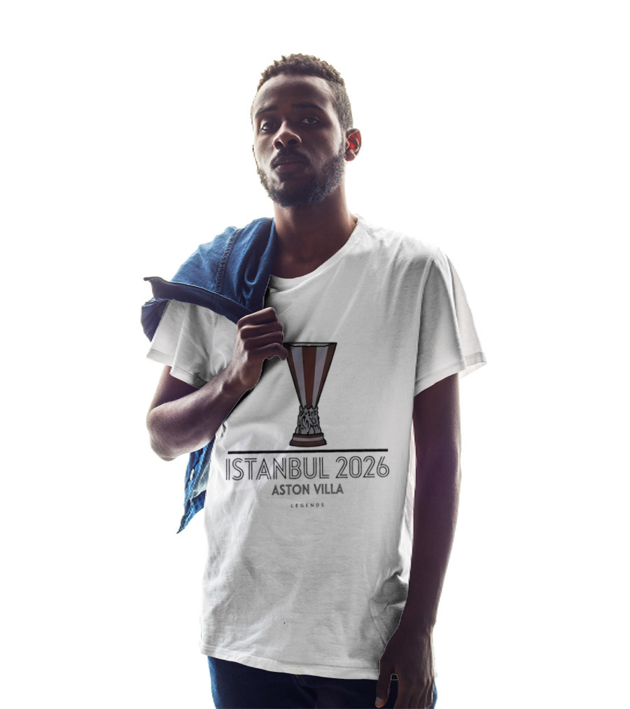 Aston Villa Istanbul 2026 Emblem Legends In Thread T-Shirt