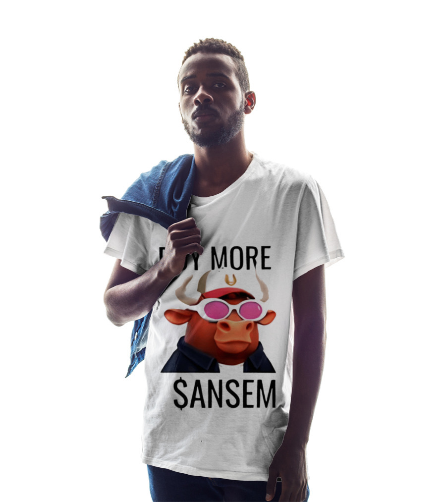 BUY MORE SANSEM Crypto Bull Finance T-Shirt