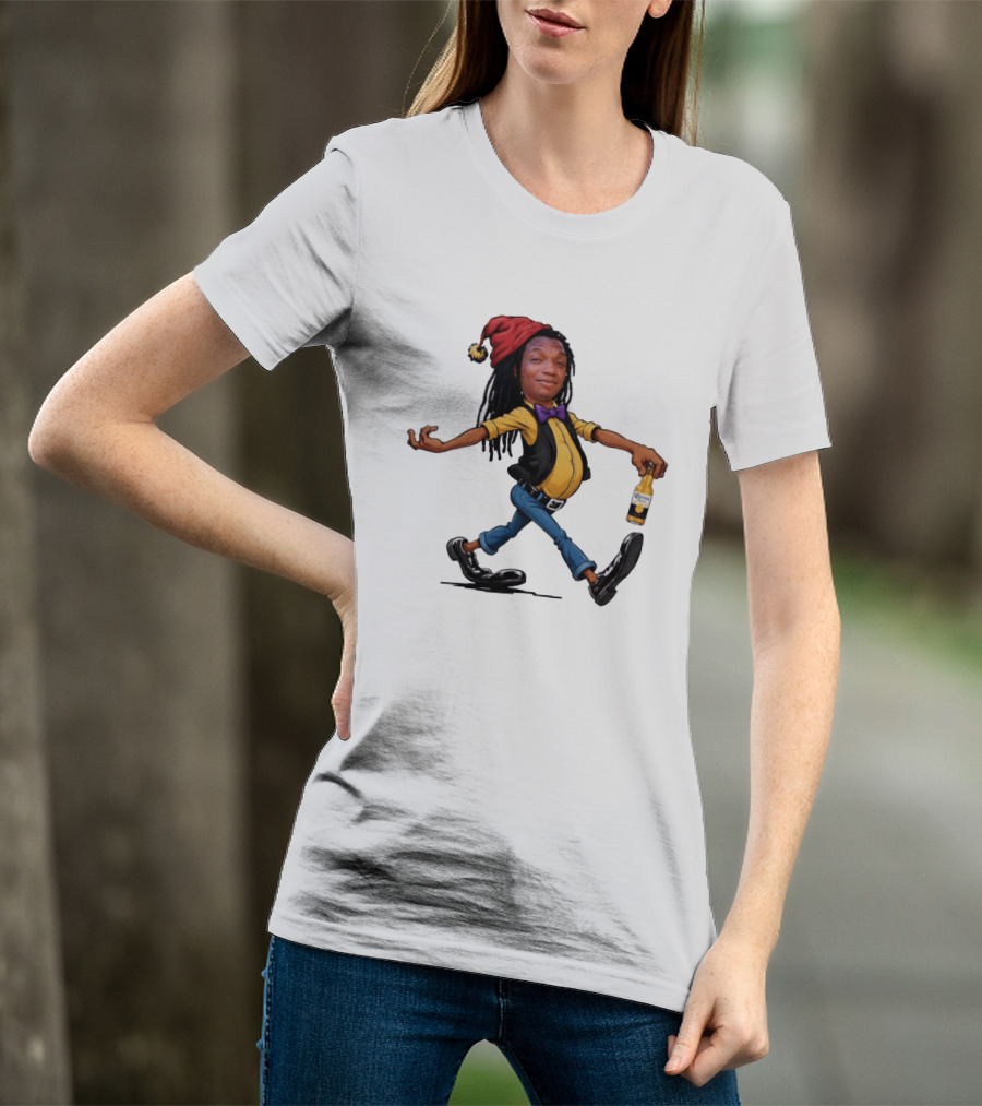 Caricature Man With Dreadlocks Holding Corona Extra Beer T-Shirt