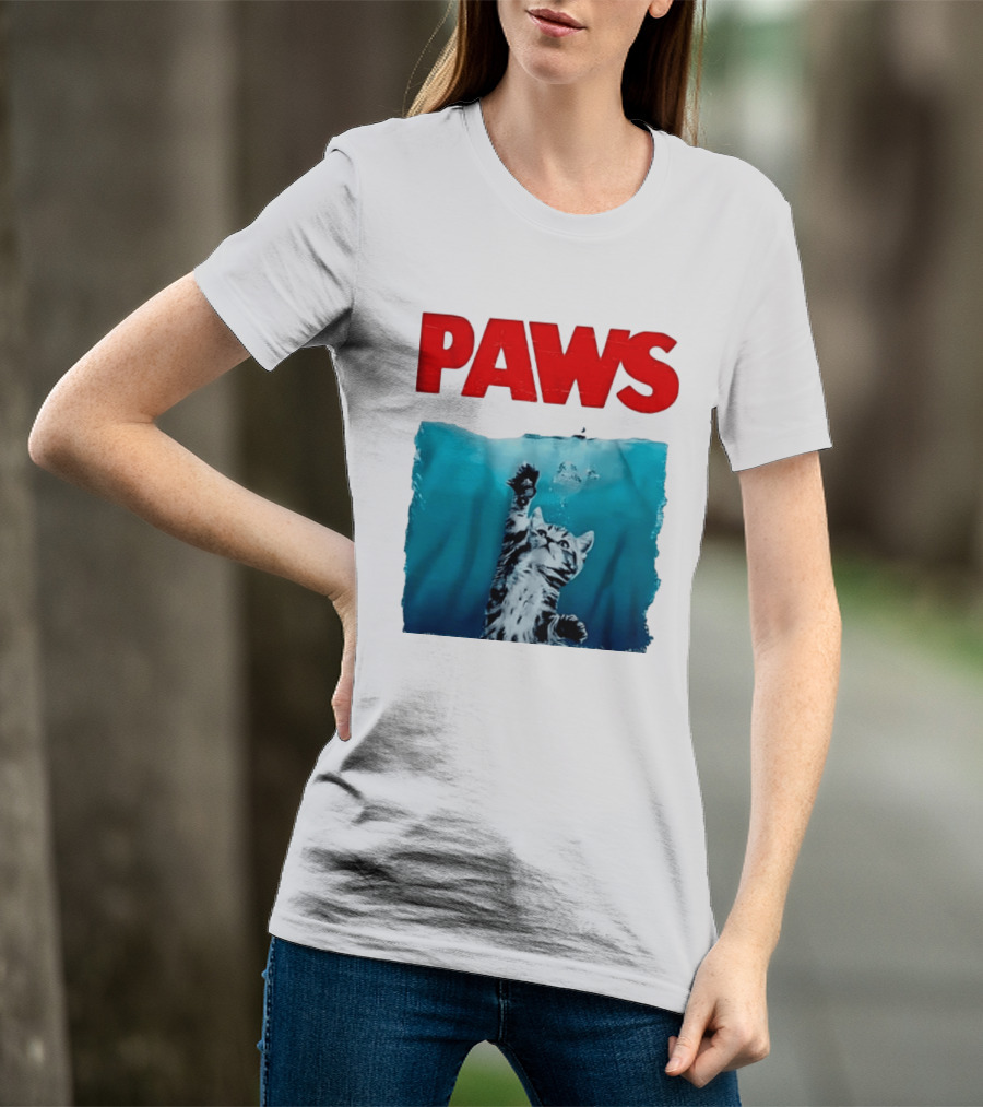 PAWS Cat Kitten Jaws T-Shirt