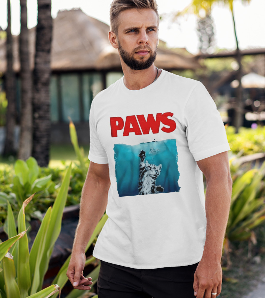 PAWS Cat Kitten Jaws T-Shirt