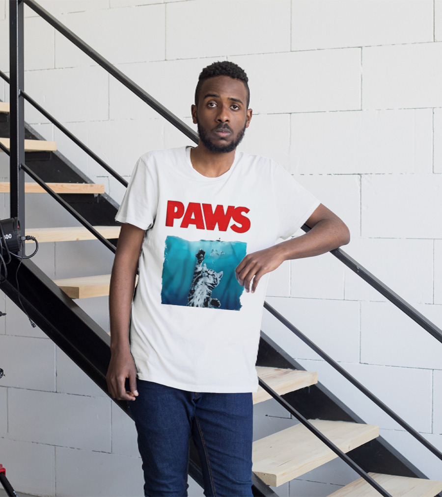 PAWS Cat Kitten Jaws T-Shirt