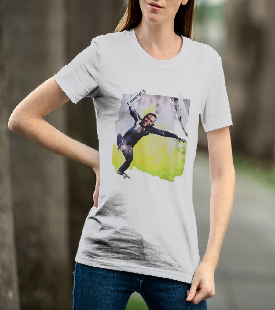 Chadwick Boseman Fentanyl Monkey T-Shirt