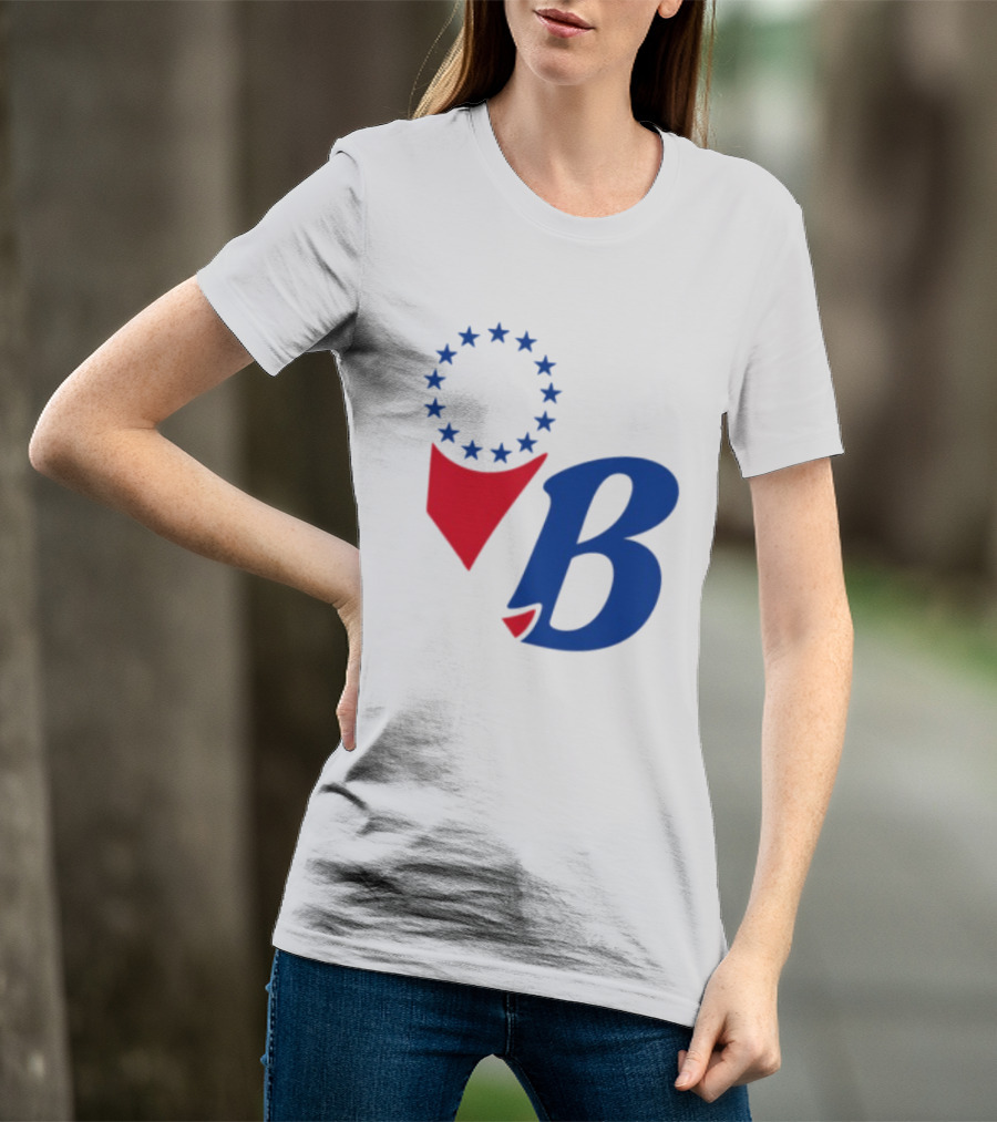 Chinatown Market Store Let Brotherly Love Philadelphia B Icon Circle Stars T-Shirt