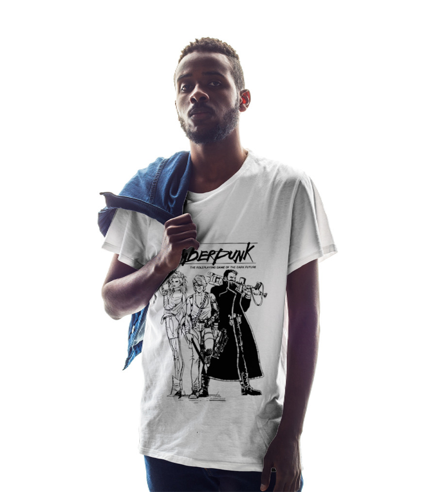 Cyberpunk The Roleplaying Game Of The Dark Future Silhouette Art Characters T-Shirt