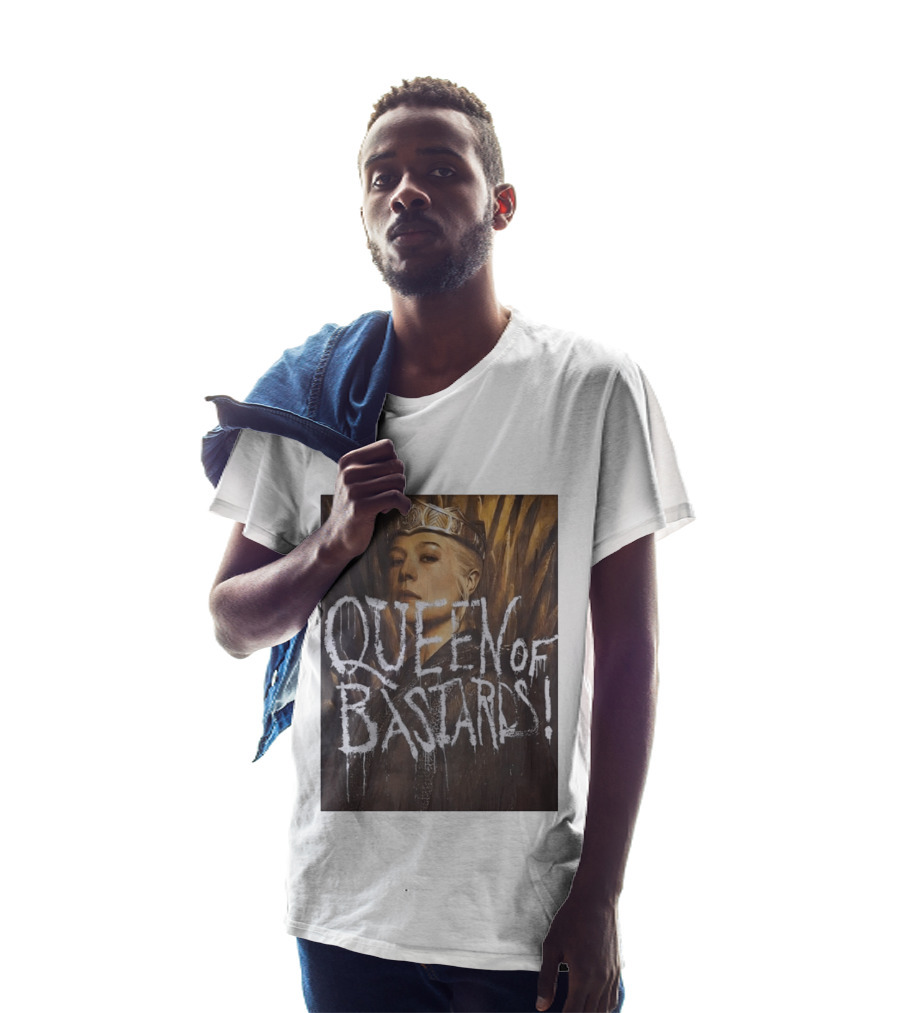 Rhaenyra Targaryen Queen Of Bastards House Of The Dragon Iron Throne Crown T-Shirt