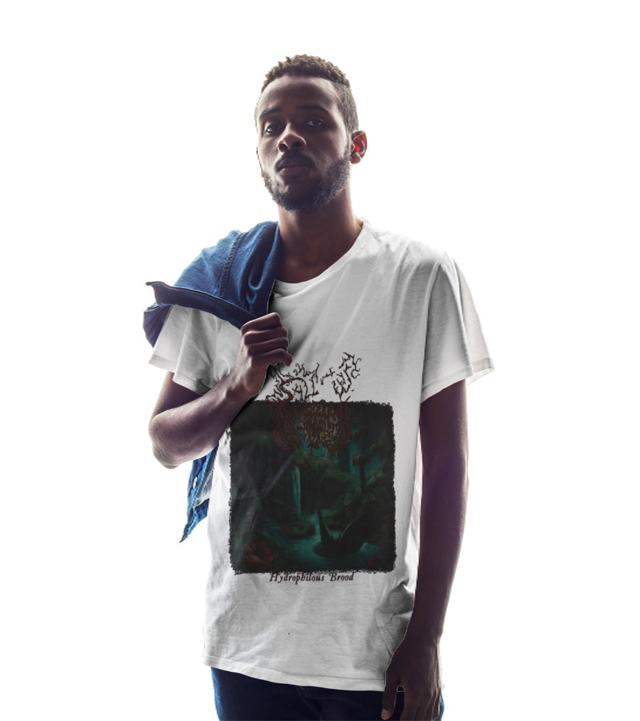 Sallow Hydrophilous Brood Metal Nightmare Forest Scene T-Shirt