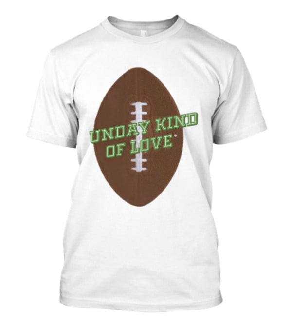 Sunday Kind Of Love Football Halftone Sports T-Shirt