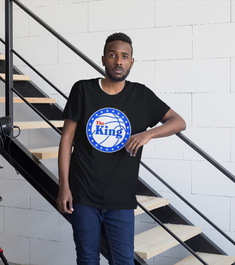 Philadelphia 76ers The King NBA Basketball Stars T-Shirt