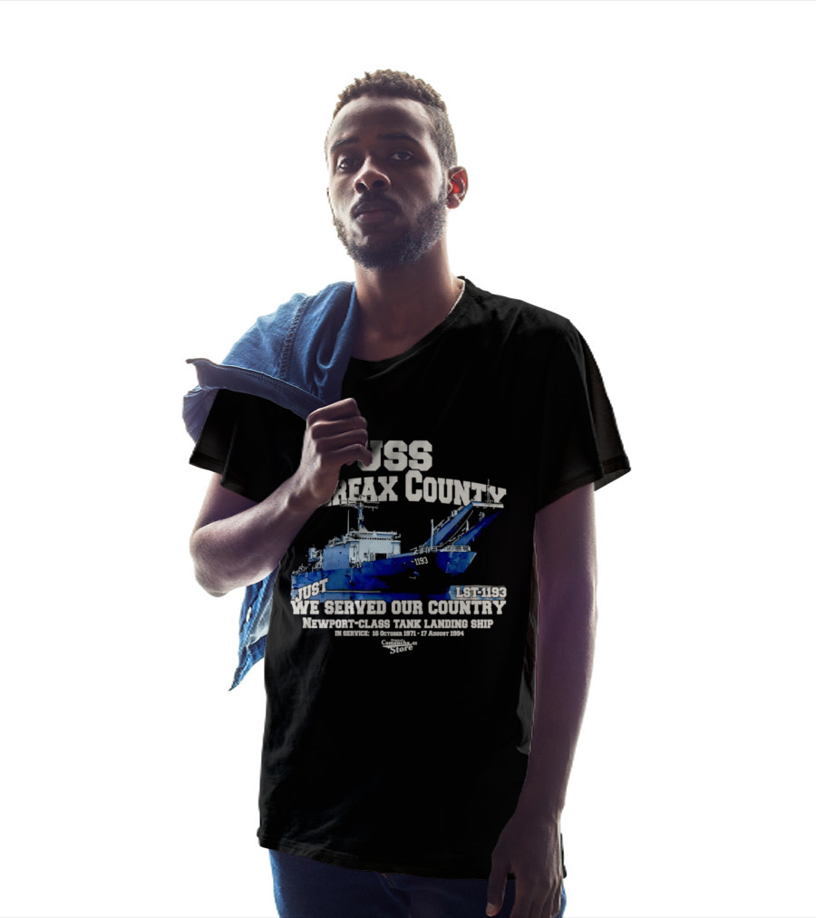 USS Fairfax County LST 1193 Newport Class Tank Landing Ship We Served Our Country Vietnam 26 January 1972 17 August 1994 T-Shirt