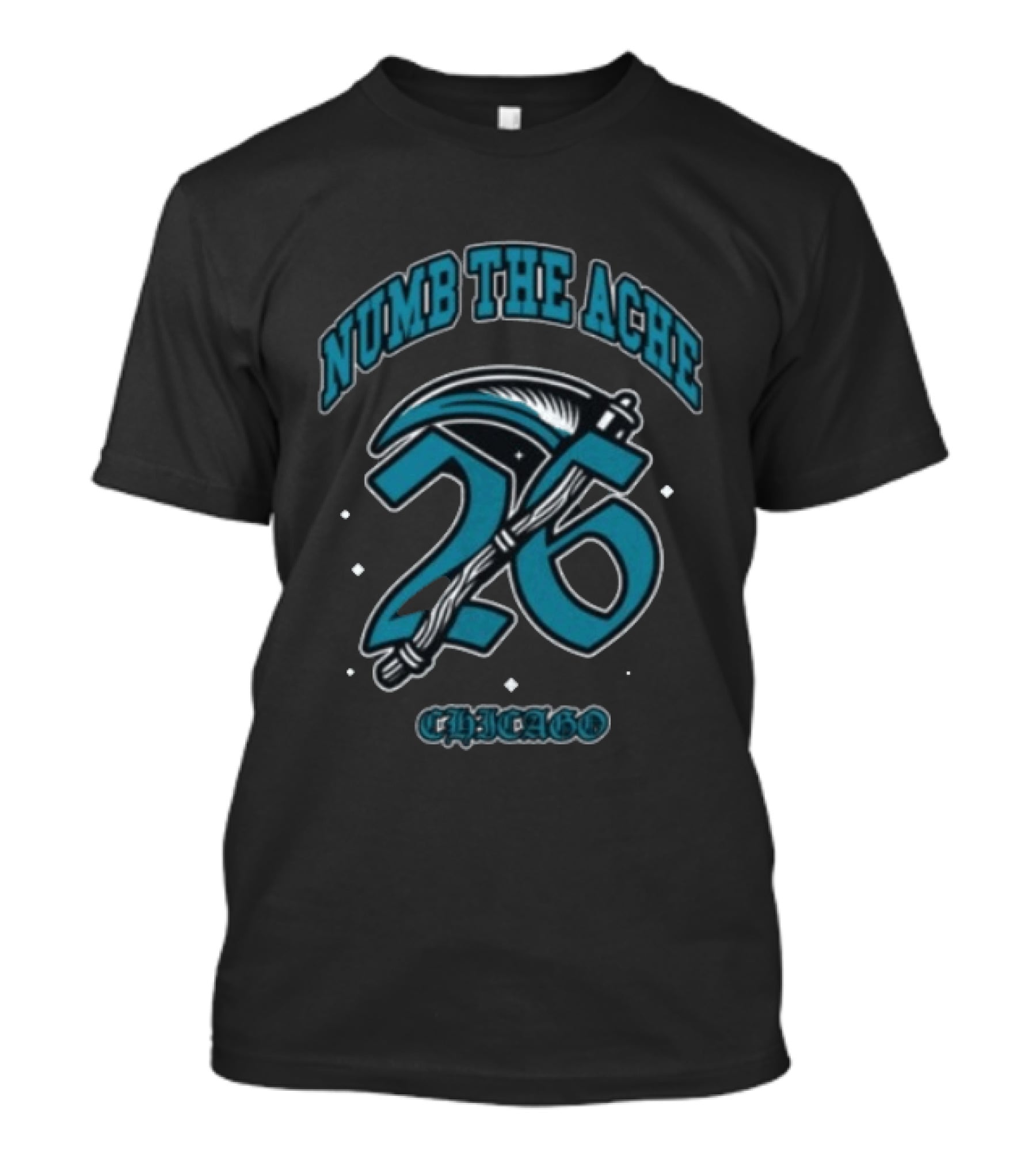 Vctms Store Numb The Ache 26 Chicago Basketball Jersey T-Shirt