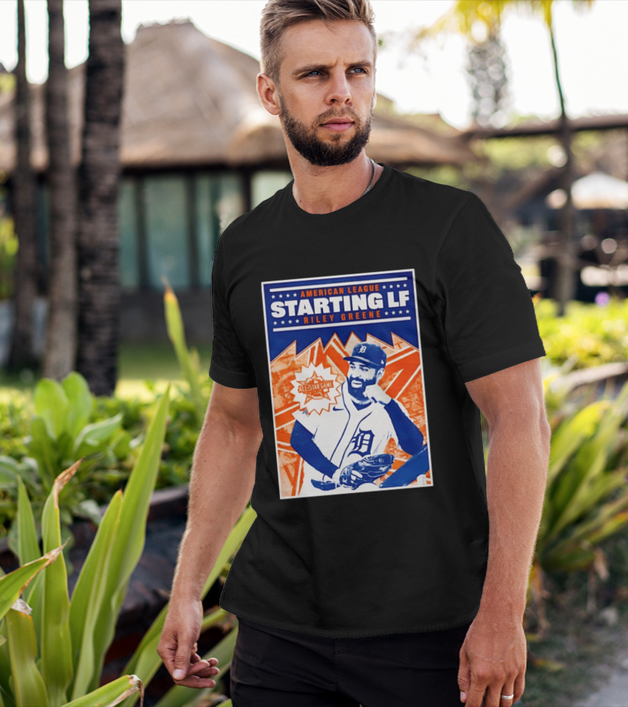 American League Starting LF Riley Greene 2024 All Star Game T-Shirt