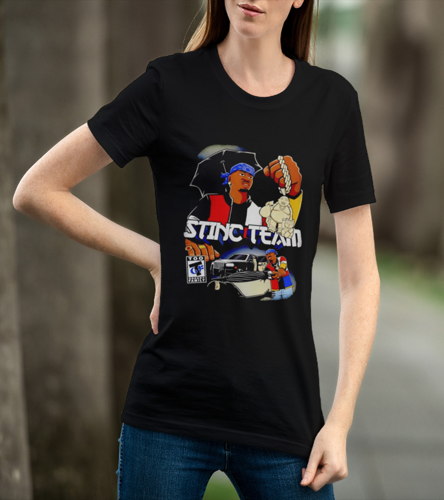 Stinc Team Too Greedy Family Urban Streetwear T-Shirt