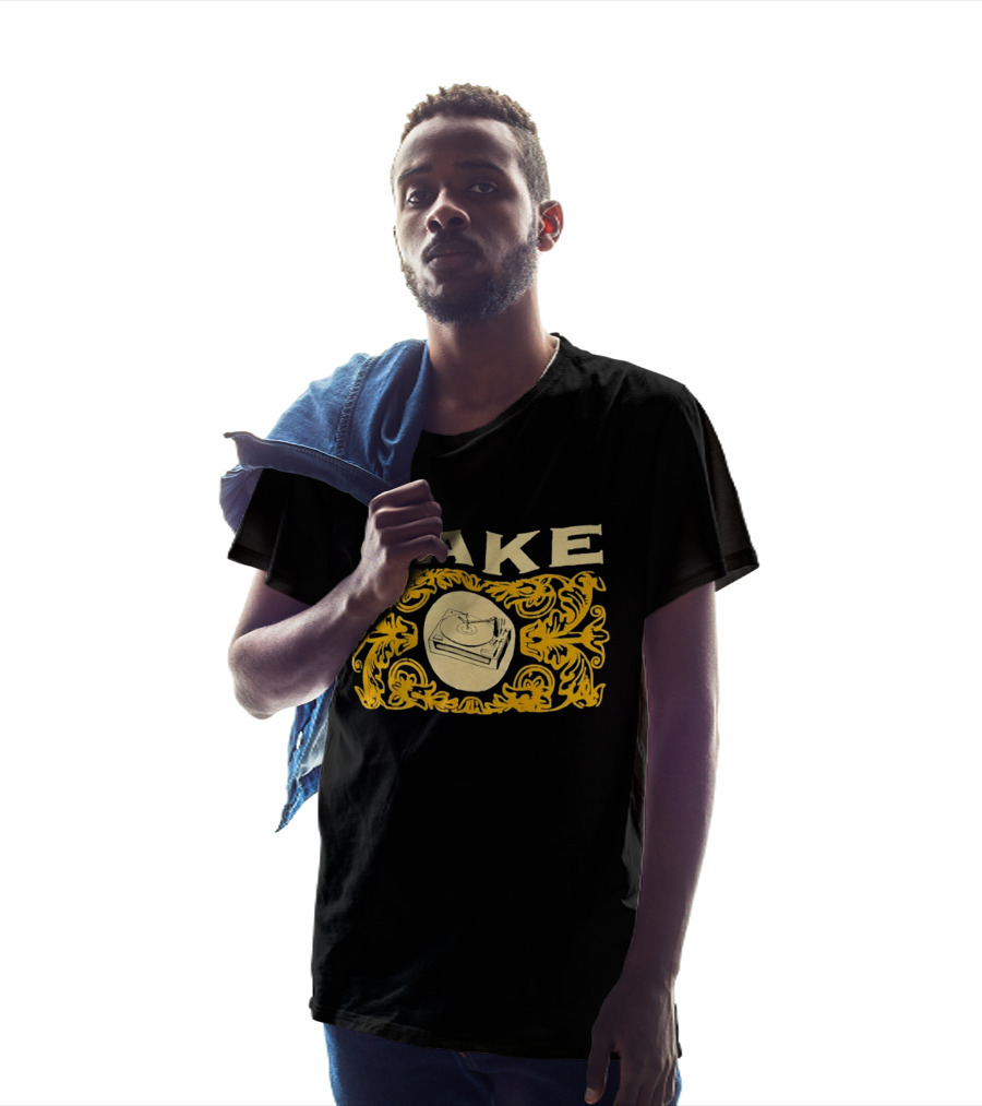 Cake Band Turntable Vintage Alternative Rock Music T-Shirt