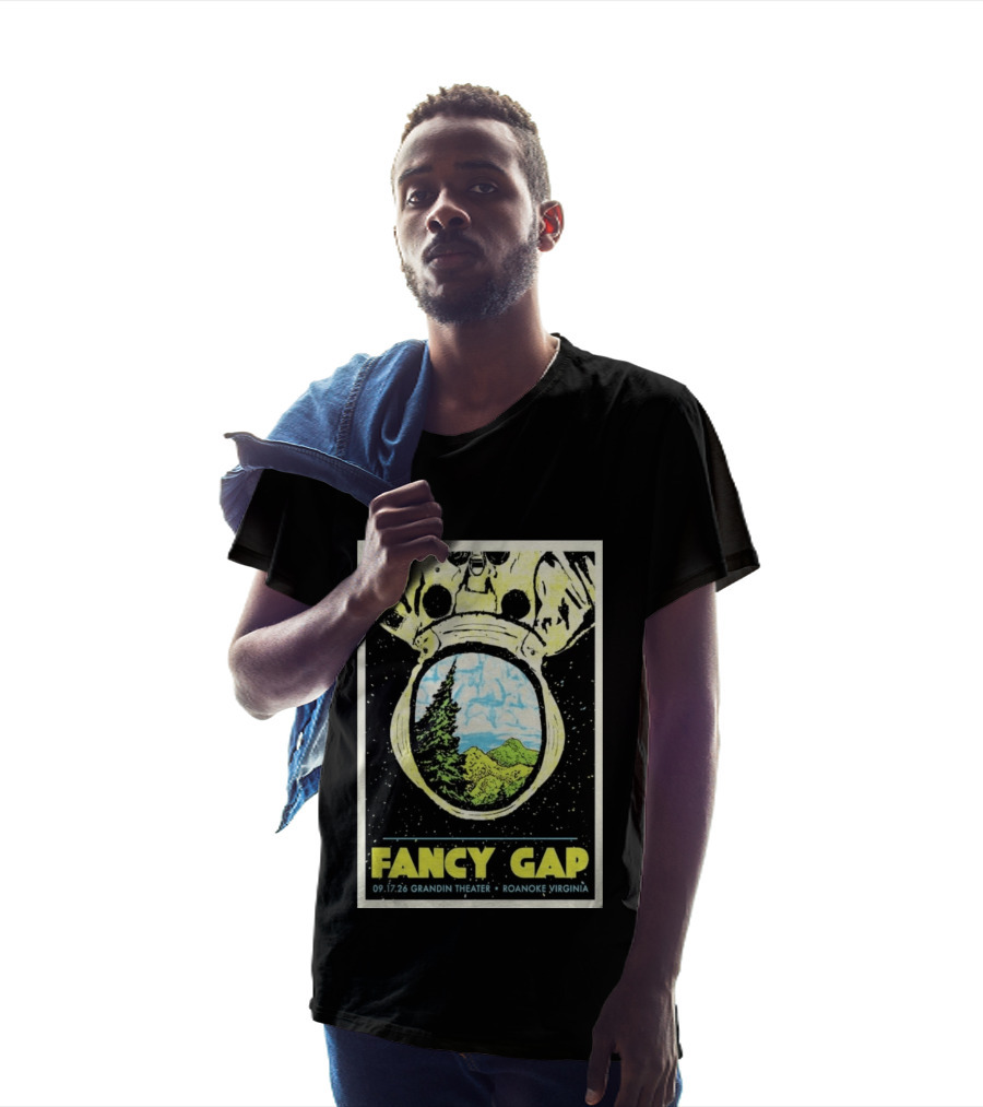 Fancy Gap 09.17.26 Grandin Theater Roanoke Virginia Astronaut Scenic Vista T-Shirt