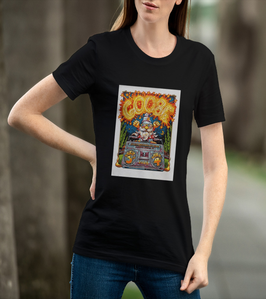 Goose July 3rd 4th 2026 Saratoga Springs NY T-Shirt