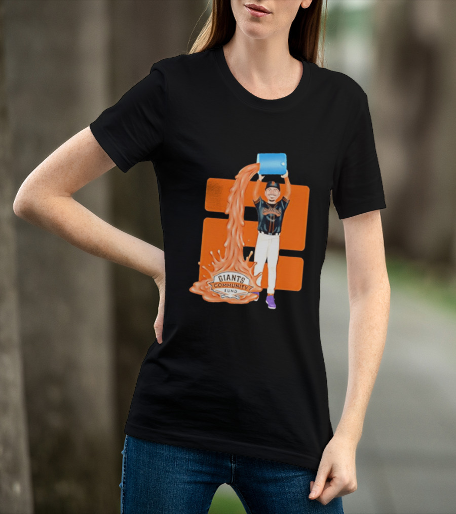 San Francisco Giants Community Fund Logan Webb Splash T-Shirt