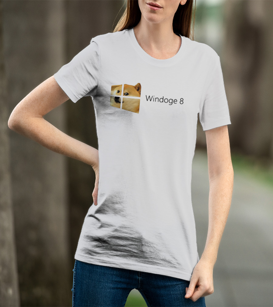 Doge Meme Windoge 8 Windows T-Shirt