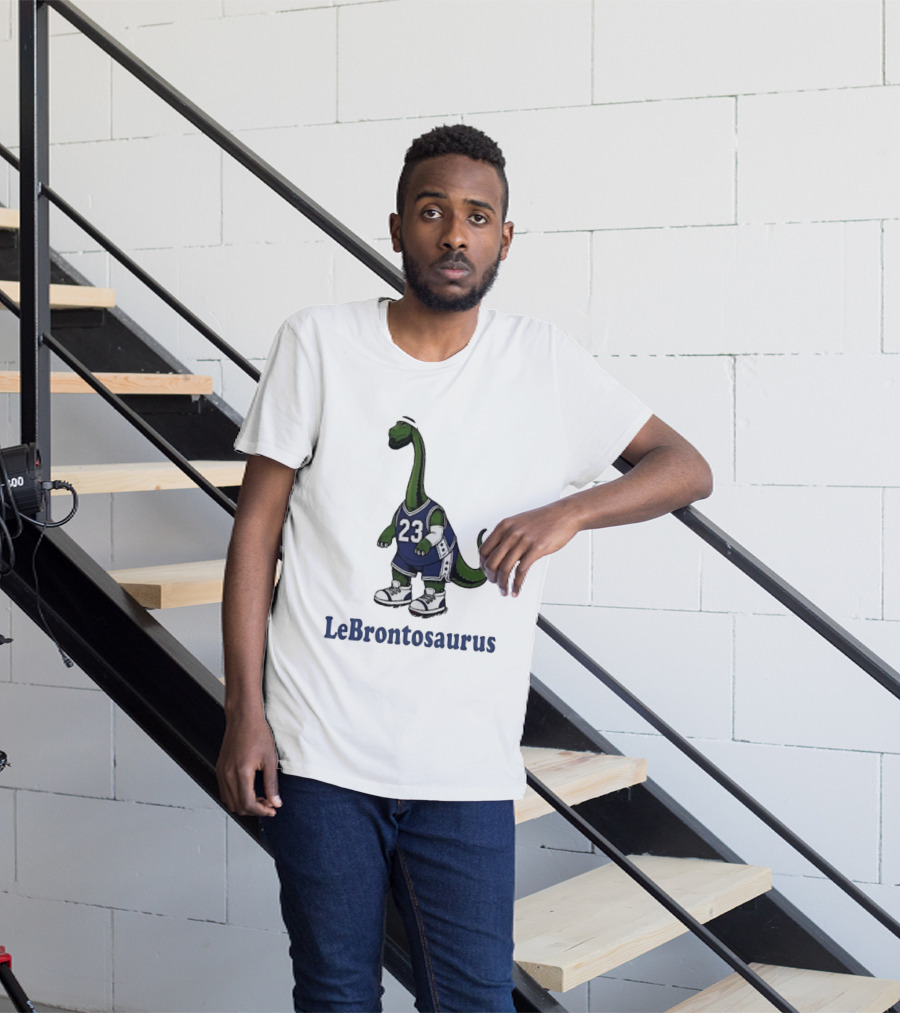 Lebrontosaurus 23 Basketball Dinosaur Philadelphia 76ers Lebron James T-Shirt