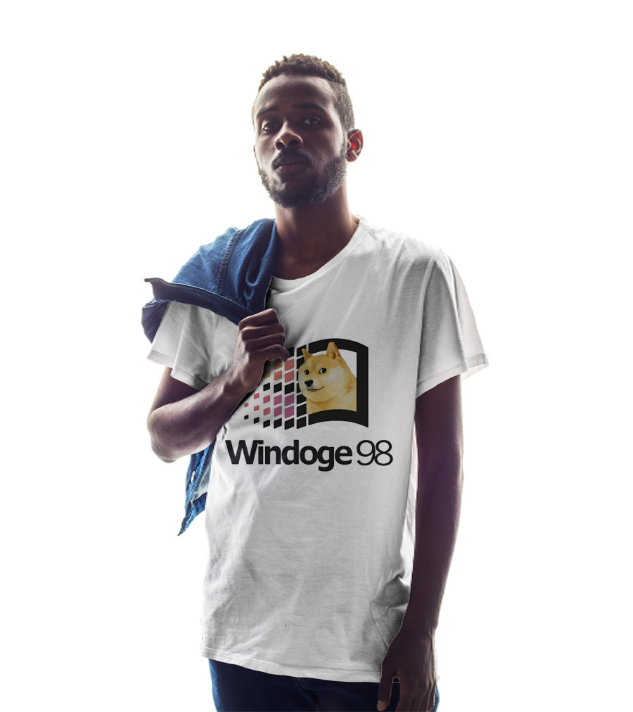 Windoge 98 Doge Meme Computer T-Shirt