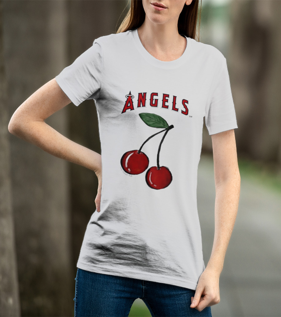 Los Angeles Angels Tiny Turnip MLB Cherries T-Shirt