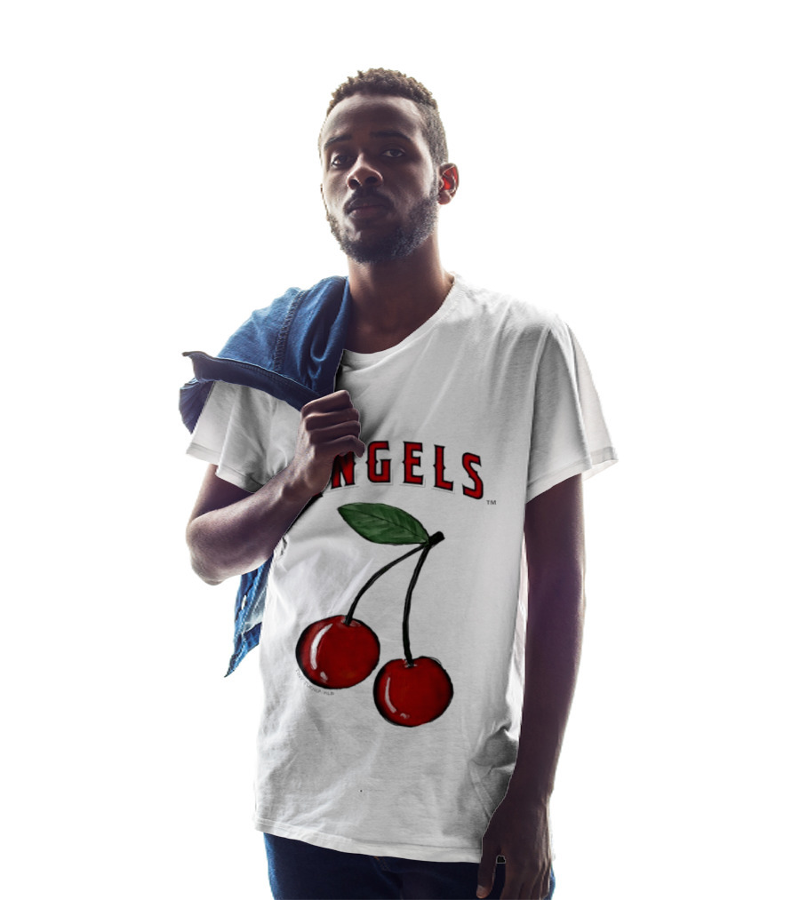 Los Angeles Angels Tiny Turnip MLB Cherries T-Shirt