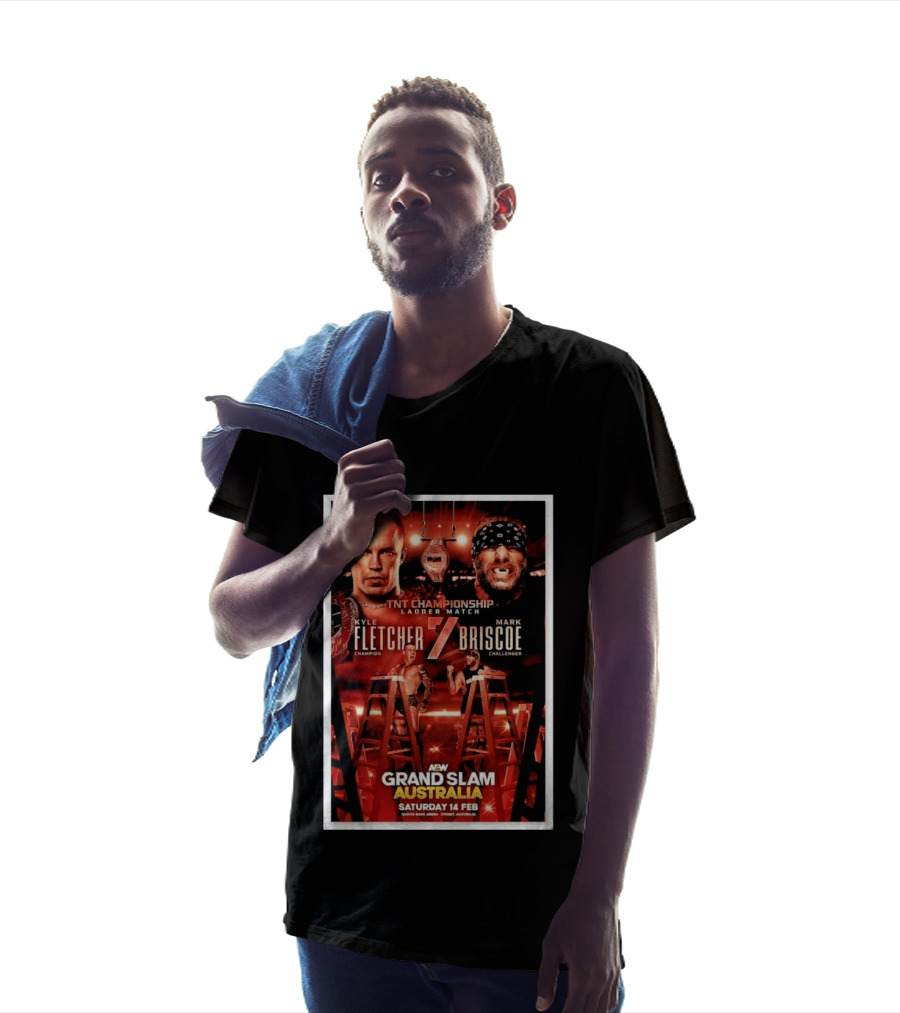 AEW Grand Slam Australia 2026 TNT Championship Ladder Match Kyle Fletcher Vs Mark Briscoe T-Shirt