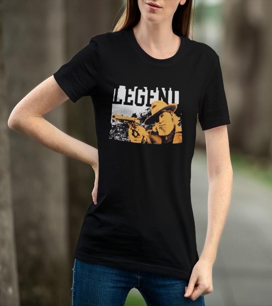 Legend Clint Eastwood Pointing Revolver T-Shirt