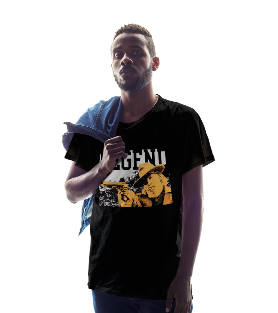Legend Clint Eastwood Pointing Revolver T-Shirt