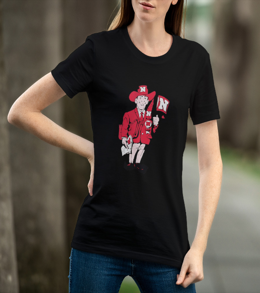 Nebraska Cornhuskers Herbie Husker Vintage Distressed T-Shirt