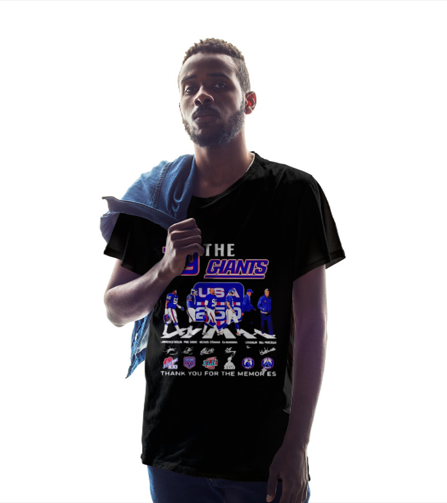 New York Giants US Legends Thank You For The Memories T-Shirt