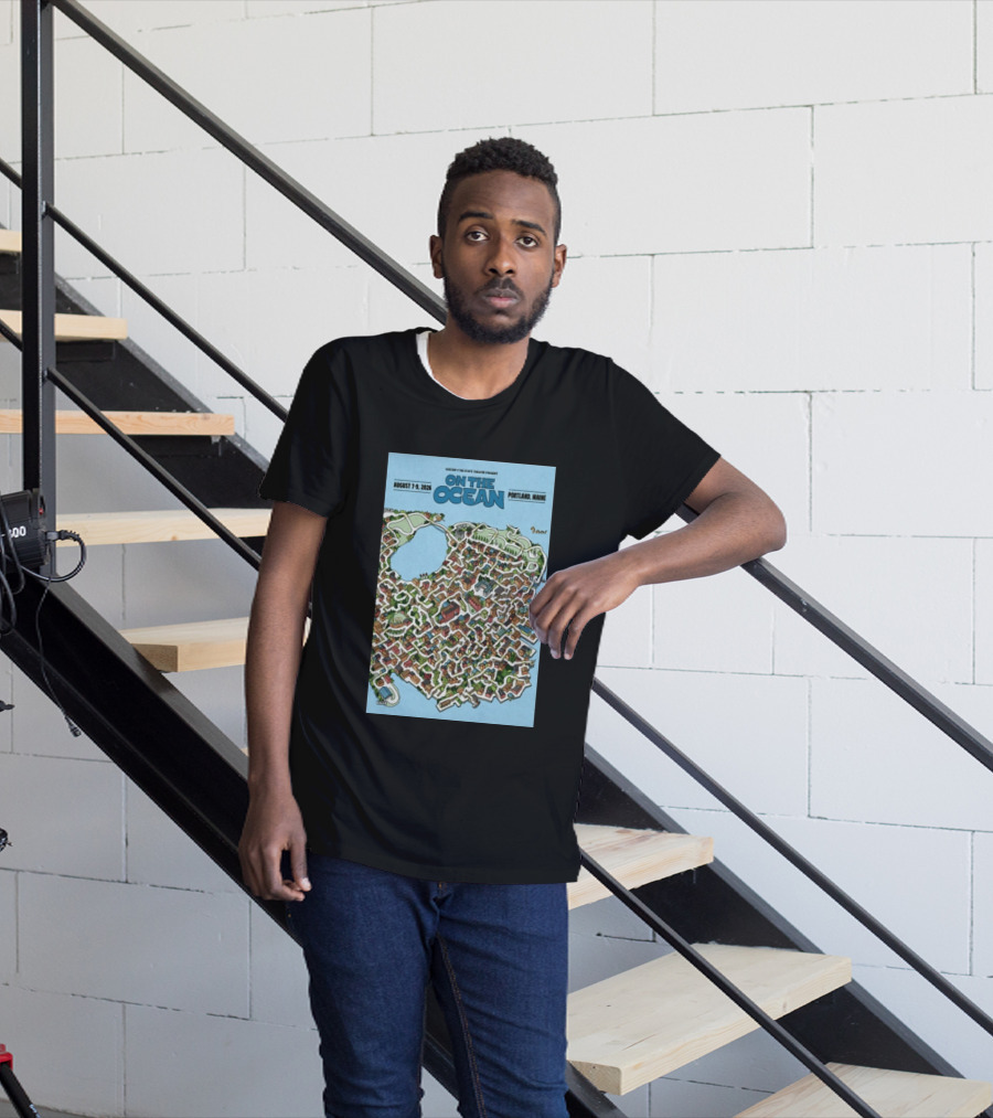 Guster The State Theatre Present On The Ocean August 7 9 2026 Portland Maine T-Shirt