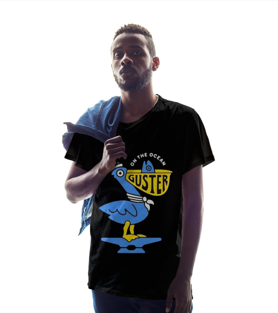 Pelican Guster On The Ocean Sailor Hat T-Shirt