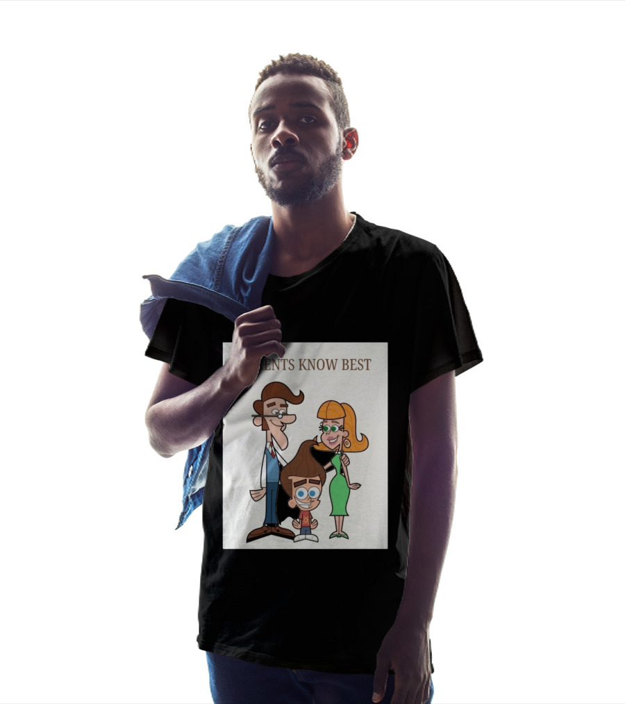 Parents Know Best Jimmy Neutron Timmy Turner Cartoon Mashup T-Shirt