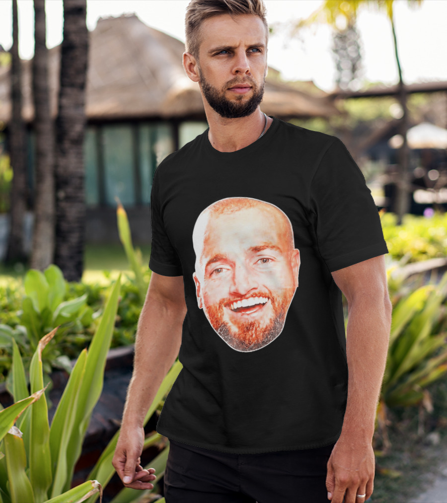 Post Malone Smiling Face Celebrity Image T-Shirt