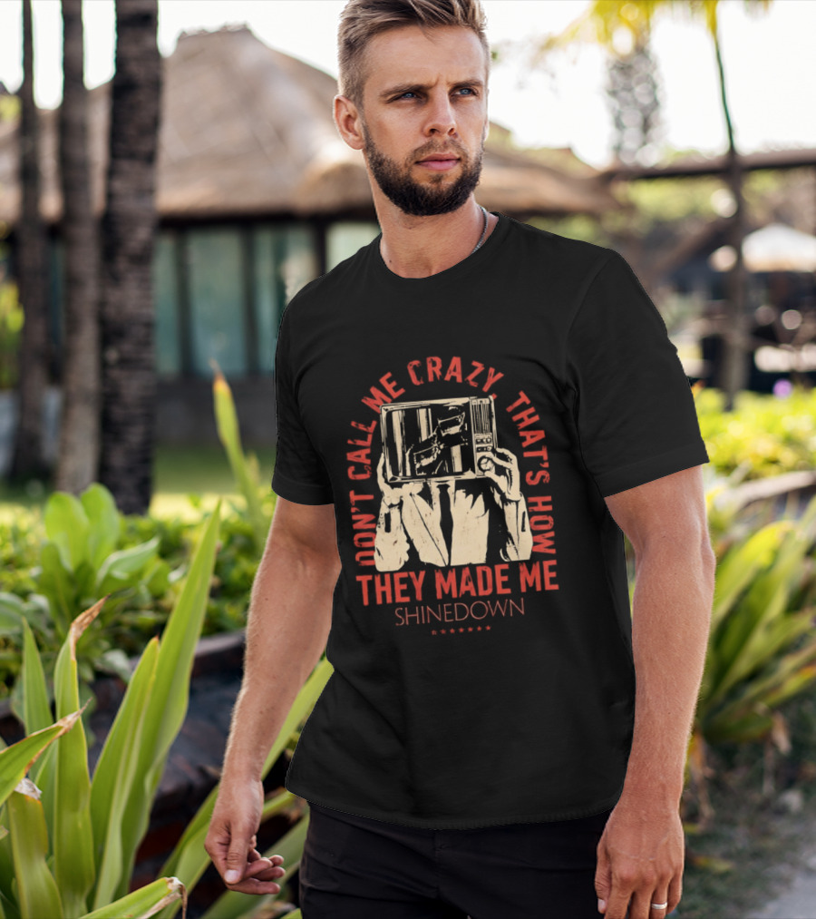 Shinedown Don't Call Me Crazy That's How They Made Me T-Shirt