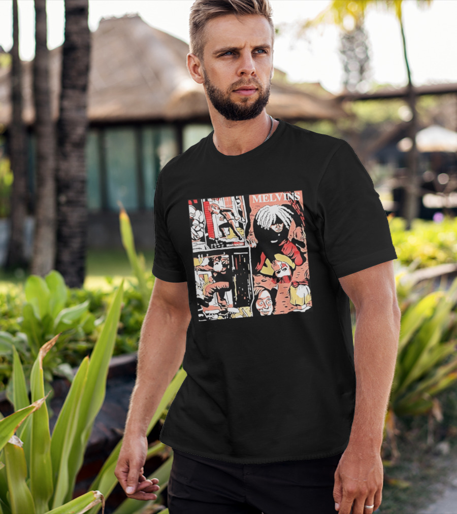 Melvins Brian Walsby Cartoon Art Alternative Rock T-Shirt
