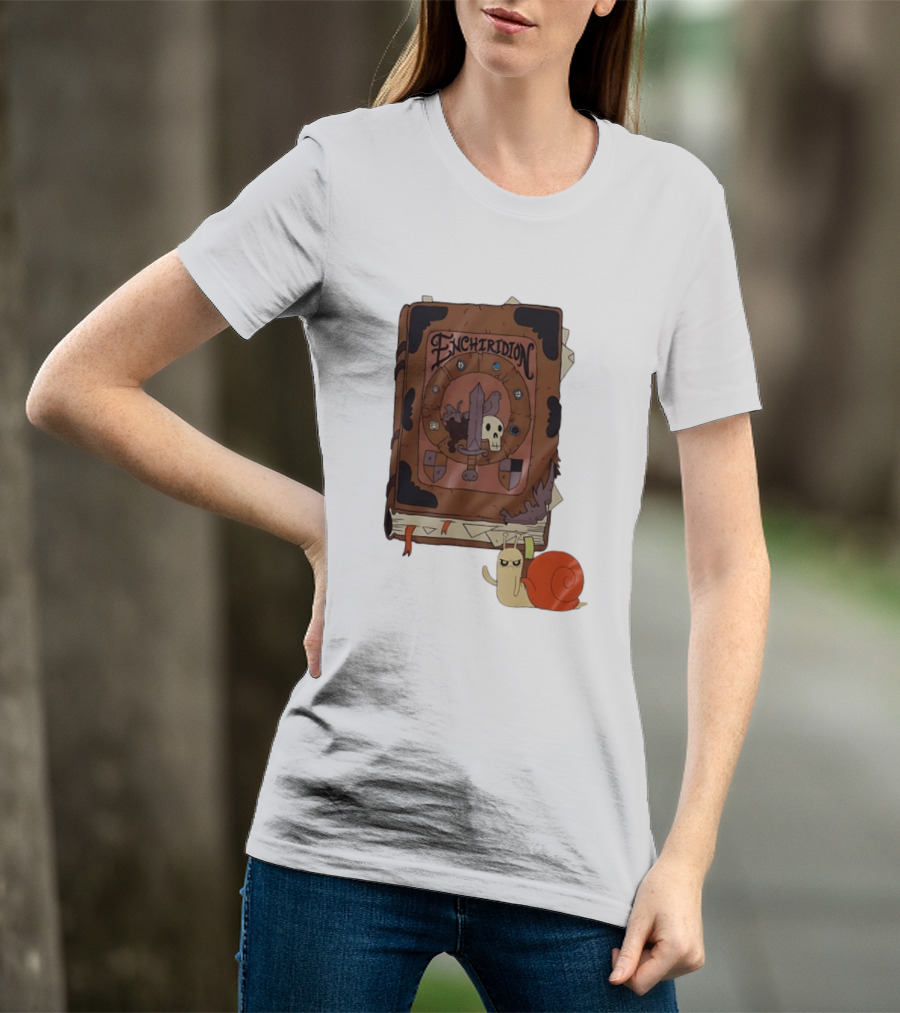 Adventure Time Enchiridion Snail Cartoon Network Book T-Shirt
